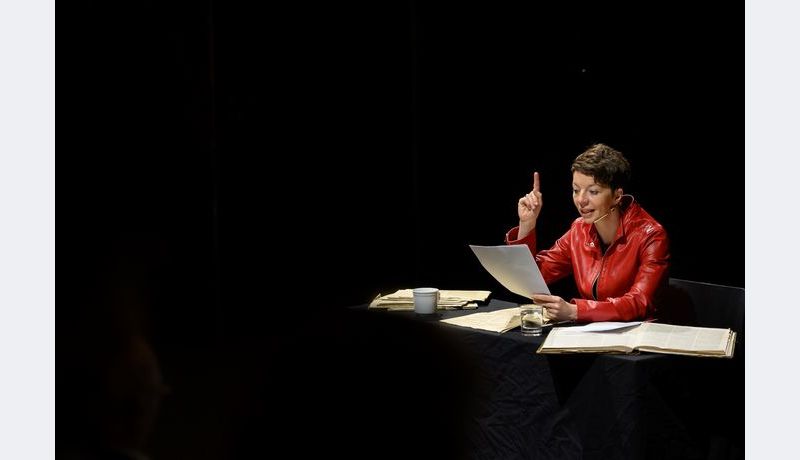Nora Dirisamer talking