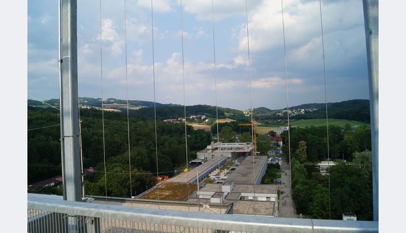 Keplergebäude von oben