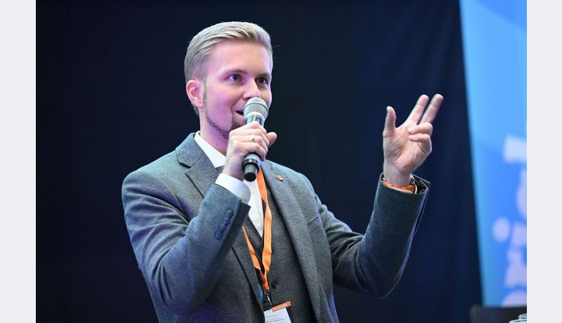 Michael Wimmer von der Jungen Wirtschaft